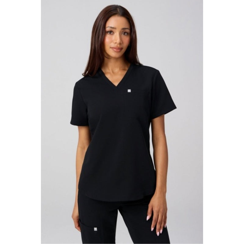 Fabletics - Womens Vital Scrub Top Motiontech - Black