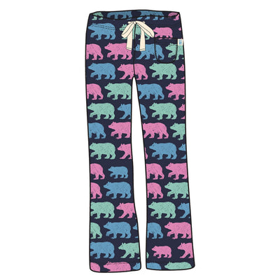 Little Blue House - Cottage Bears Womens Pj Shorts in a Bag