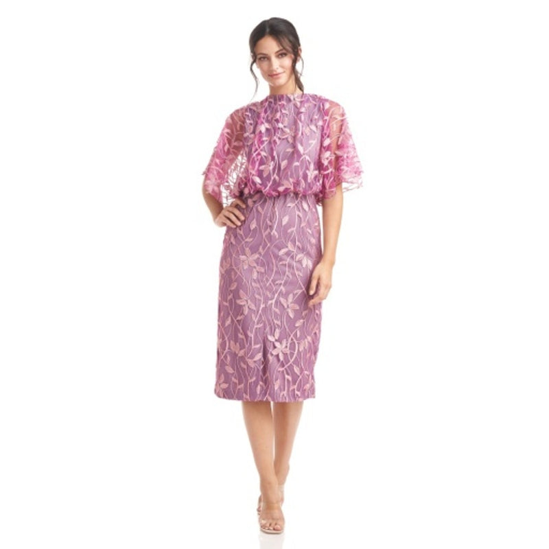 JS Collections - Womens Colette Blouson Midi Dress