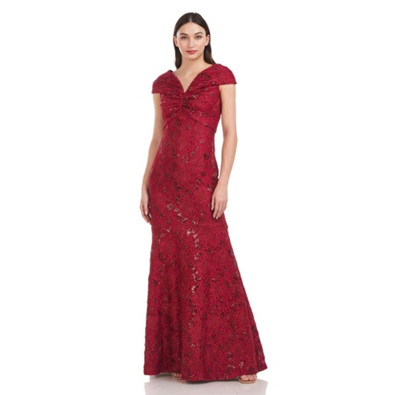 JS Collections - Womens Sally Fit and Flare Gown