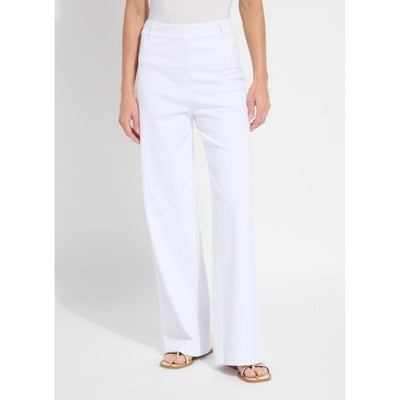 Lysse - Womens Erin Hi Waist Long Embroidered Denim Pant