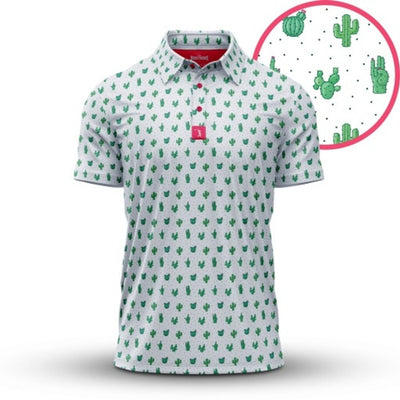 Bogey Bros - Mens Prick-Ly Pear Polo