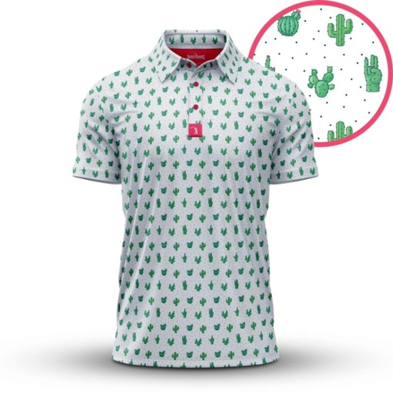 Bogey Bros - Mens Prick-Ly Pear Polo