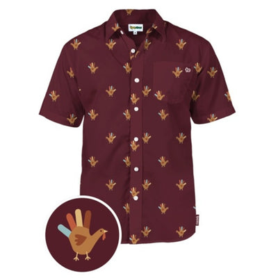 Tipsy Elves - Mens Handy Thanksgiving Button Down Shirt