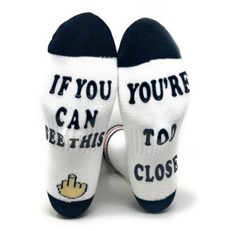 Oooh Yeah - Mens Crew Socks Too Close