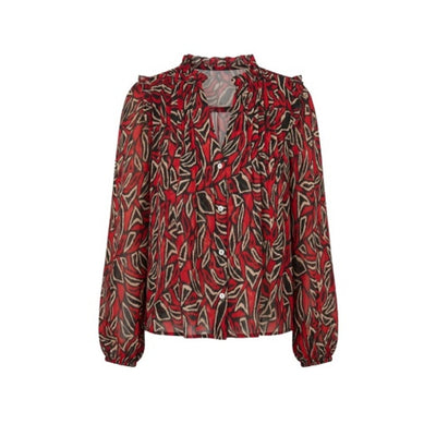 Liverpool Los Angeles - Womens Long Slv Wvn Blouse with Pintucks 23" Hps