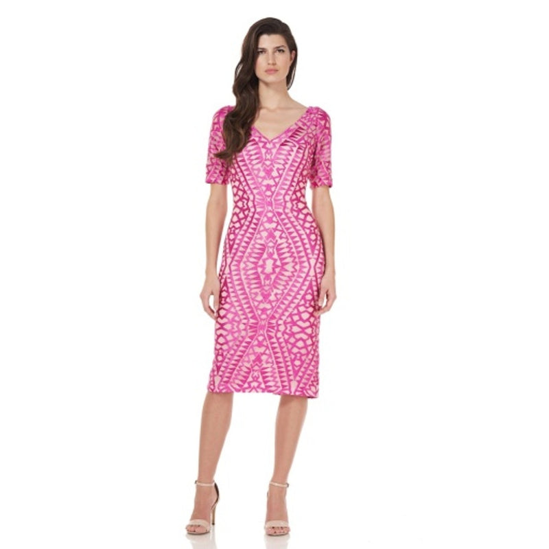 JS Collections - Womens Tibby Midi Dress