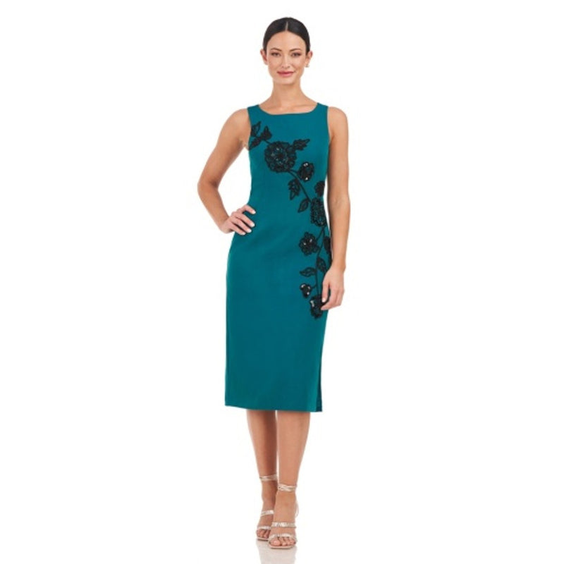 JS Collections - Womens Saz Soutache Midi Dress