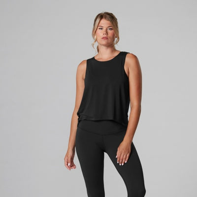 Thirty Three Threads - Unisex High-Low Tank Ebony