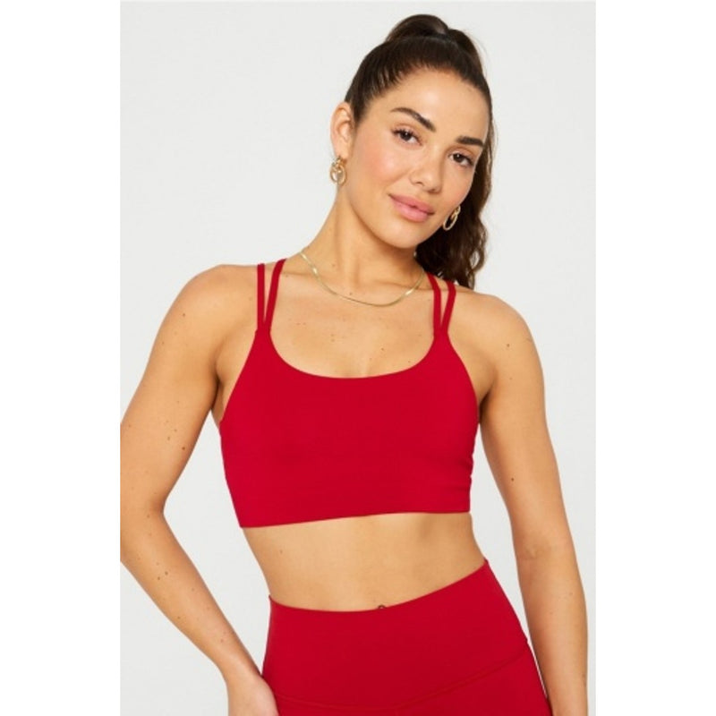 Fabletics - Womens Principal Low Impact Bra - Holly Berry