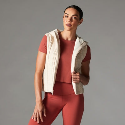 Thirty Three Threads - Unisex Peak Sweater Vest Oat
