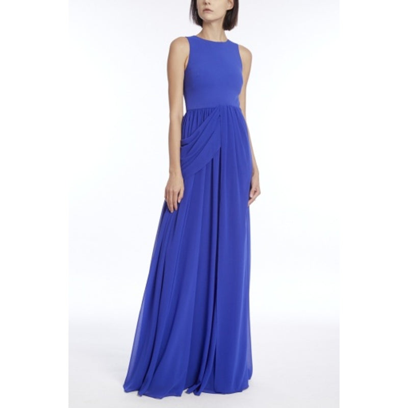 Badgley Mischka - Womens Draped Gown