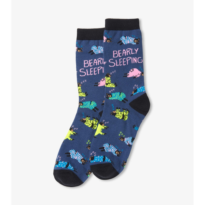 Little Blue House - Bearly Sleeping Womens Crew Socks