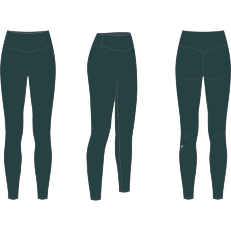 Fabletics - Womens the No-Seam Pureluxe Tlc Legging - Green Mystique