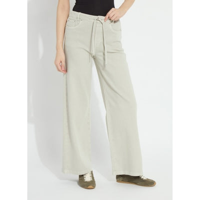 Lysse - Womens Nellie Drawstring Wide Leg Denim