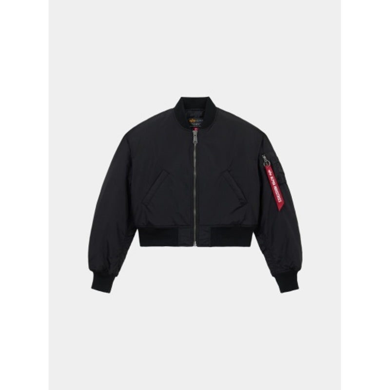 Alpha Industries - Womens Ma-1 Cropped Flight Jacket with (Oxford)