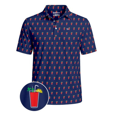 Tipsy Elves - Mens Bloody Mary Golf Polo