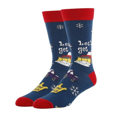 Oooh Yeah - Mens Get Plowed Men's Crew Socks