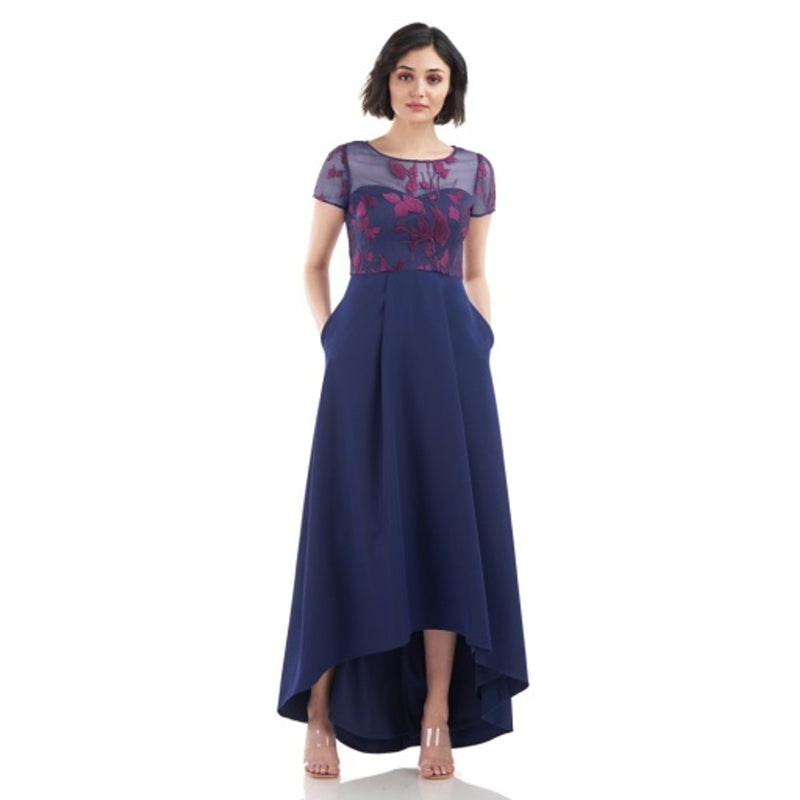 JS Collections - Womens Selena a-Line High Low Gown