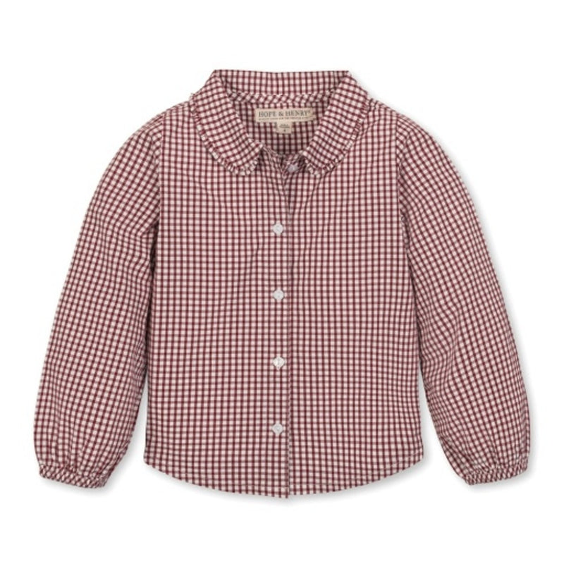Hope & Henry - Girls Organic Peter Pan Collar Top