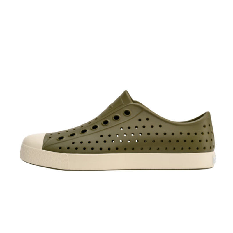 Native Shoes - Unisex Jefferson Footwear - Rookie Green/ Bone White