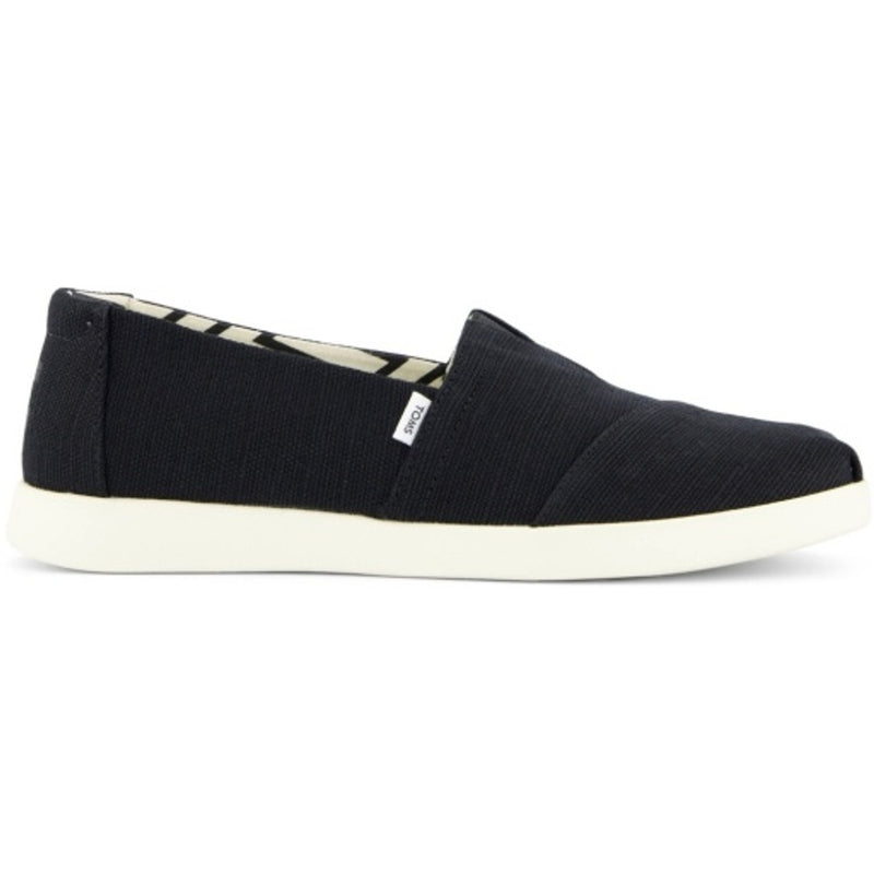 TOMS - Womens Alpargata Plus - Black Heritage Canvas