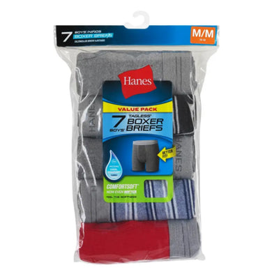 Hanes - Boys Comfort Flex Boys' Boxer Briefs Underwear 7-Pack