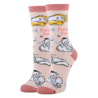 Oooh Yeah - Womens Demure Womens Crew Socks