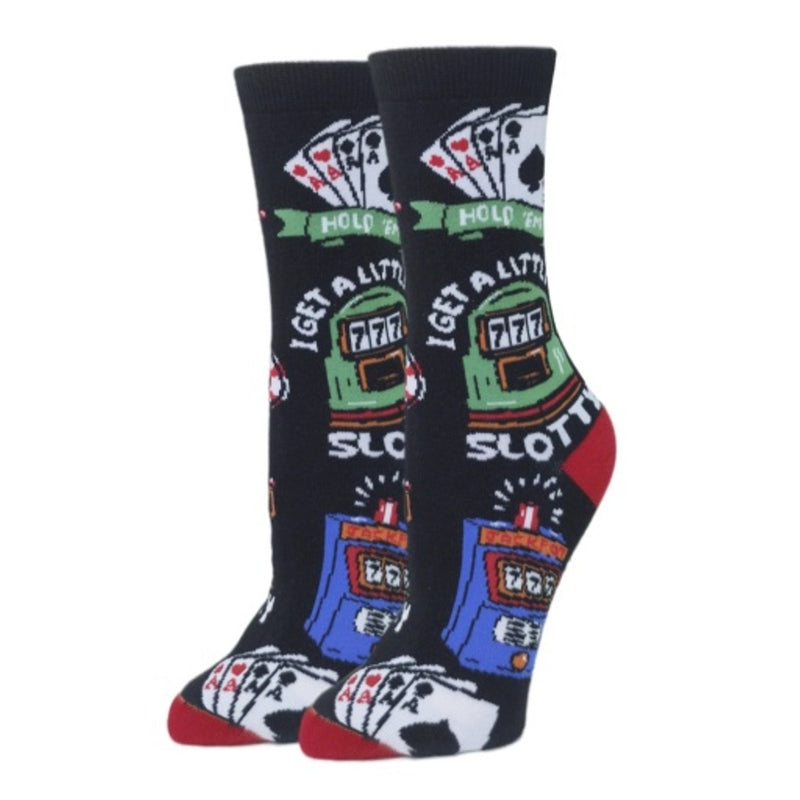 Oooh Yeah - Womens Crew Socks-Get Slotty