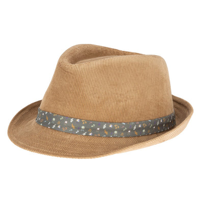 San Diego Hat Company - Cut and Sew Stingy Brim Corduroy Fedora