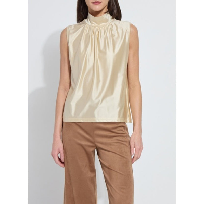 Lysse - Womens Marcia Turtleneck Ruching Top