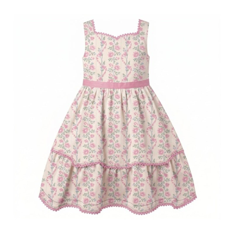 Hope & Henry - Girls Organic Sweetheart Sateen Party Dress