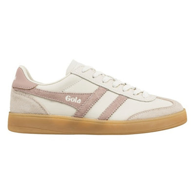 Gola - Womens Viper Leather Sneakers - Off White/Bone/Mink/Gum