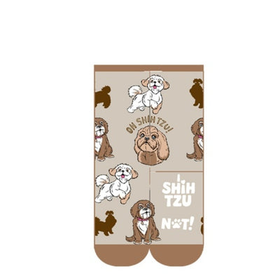 Oooh Yeah - Womens Crew Socks Shih Tzu Not