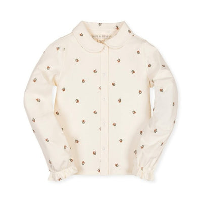 Hope & Henry - Girls Organic Peter Pan Collar Knit Top