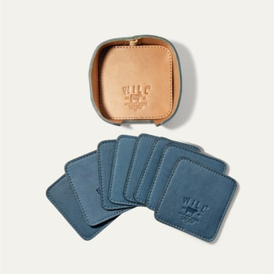 WILL Leather Goods - Unisex Set of Eight Coasters