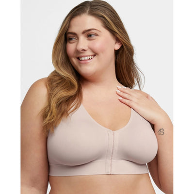 Hanes - Womens Just My Size Pure Comfort Front-Close Seamless Bra