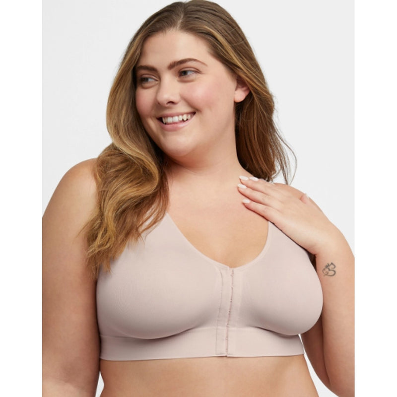 Hanes - Womens Just My Size Pure Comfort Front-Close Seamless Bra