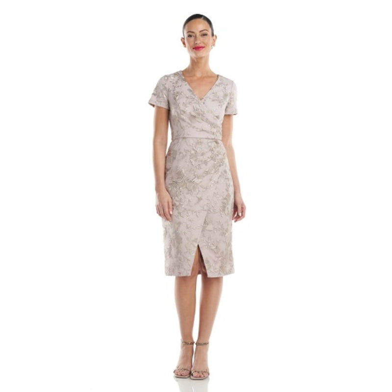 JS Collections - Womens Genevieve Faux Wrap Dress