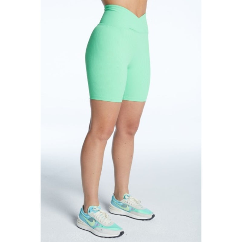 Year of Ours - Womens Ribbed V Waist Biker Short