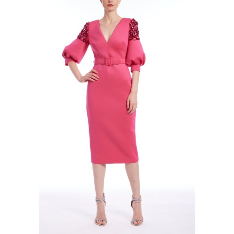 Badgley Mischka - Womens Emb Slv At Cap