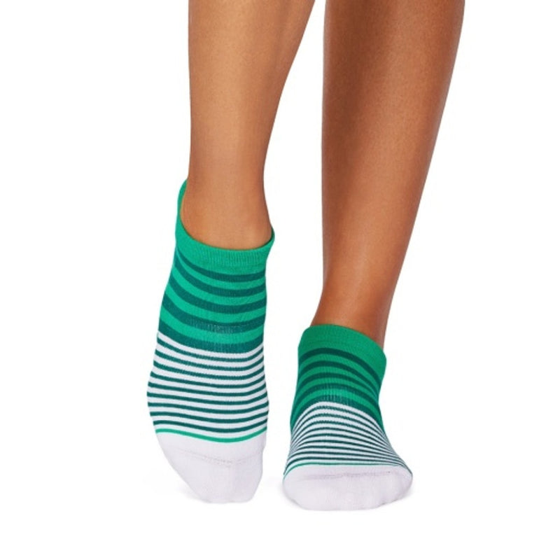 Thirty Three Threads - Unisex Grip Savvy Spring Green Stripe - Spring Green Stripe