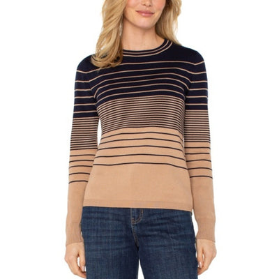 Liverpool Los Angeles - Womens Long Slv Crew Neck Sweater