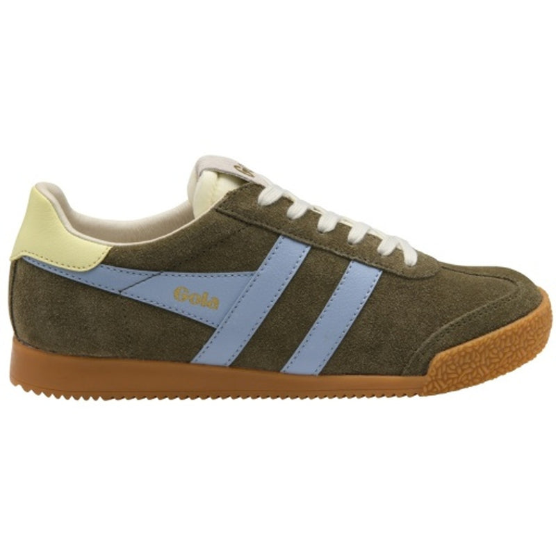 Gola - Womens Elan Sneakers - Khaki/Air/Buttermilk