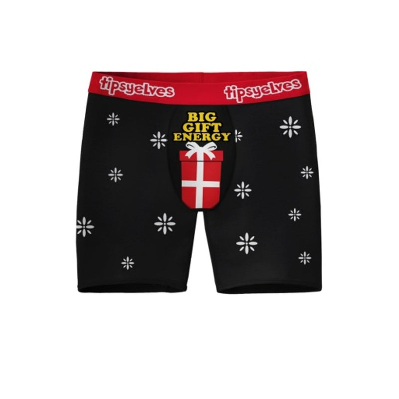 Tipsy Elves - Mens Big Gift Energy Boxer Briefs