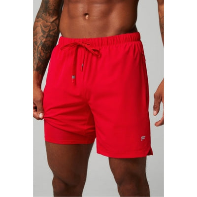 Fabletics - Mens the 7" One Short (Lined) - Heated Red