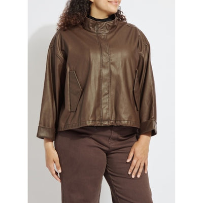 Lysse - Womens Mina Oversized Washed Vegan Leather Coat