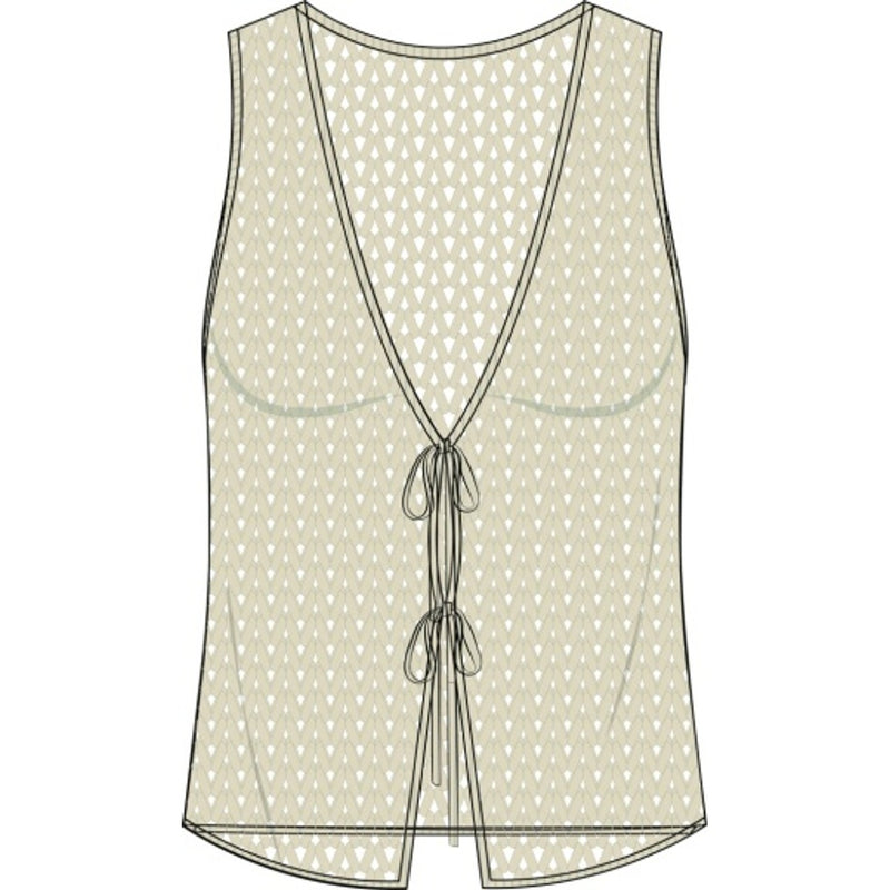Onia - Womens Crochet Knit Tie Front