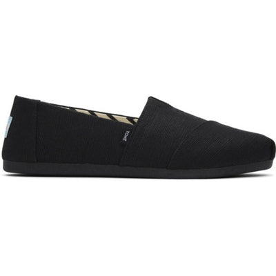 TOMS - Womens Alpargata Classic - Black/Black Heritage Canvas
