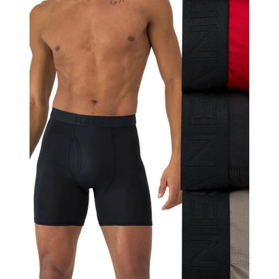 Hanes - Mens Ultimate® Comfort Sport Men's Underwear Boxer Briefs Pack – 3-Pack – X-Temp® – Moisture-Wicking Performance